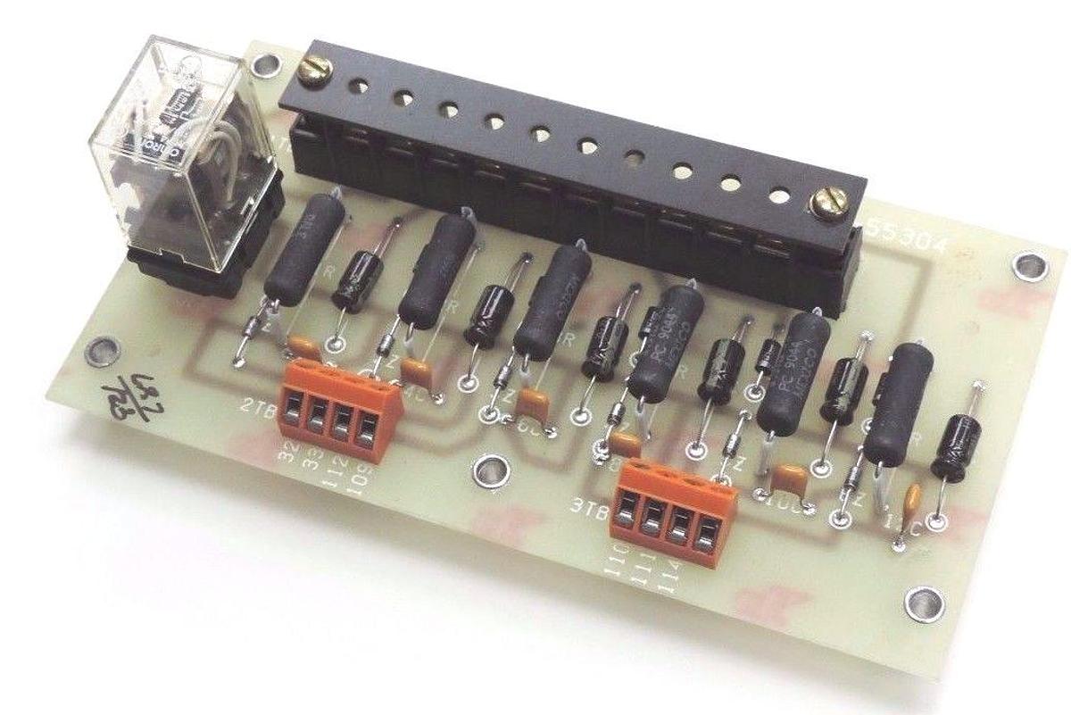 Used NEW RELIANCE ELECTRIC 0-55304 START STOP CONTROL BOARD 055304, 801420-70A