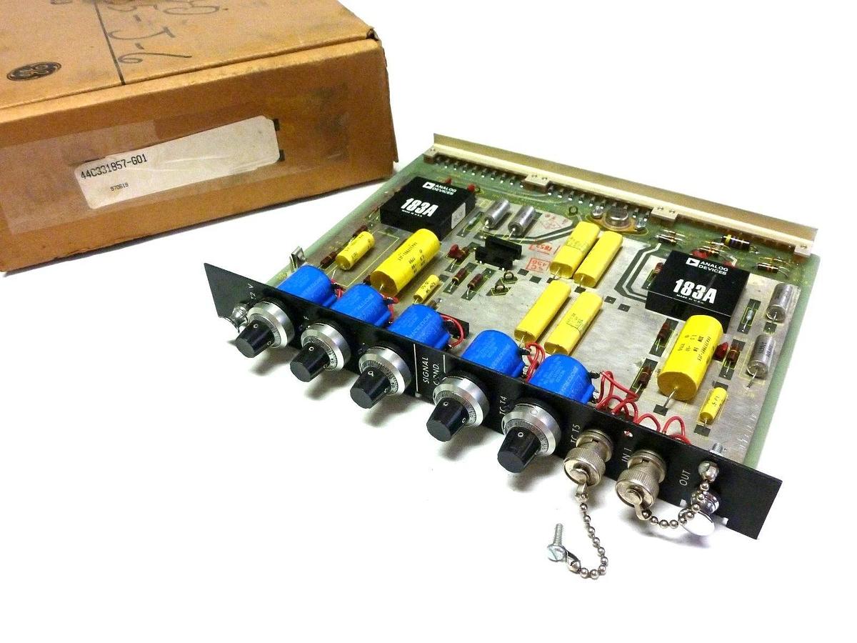 Used GENERAL ELECTRIC 44C331857-G01 SIGNAL CONDITIONING MODULE 60HZ 44C331857G01