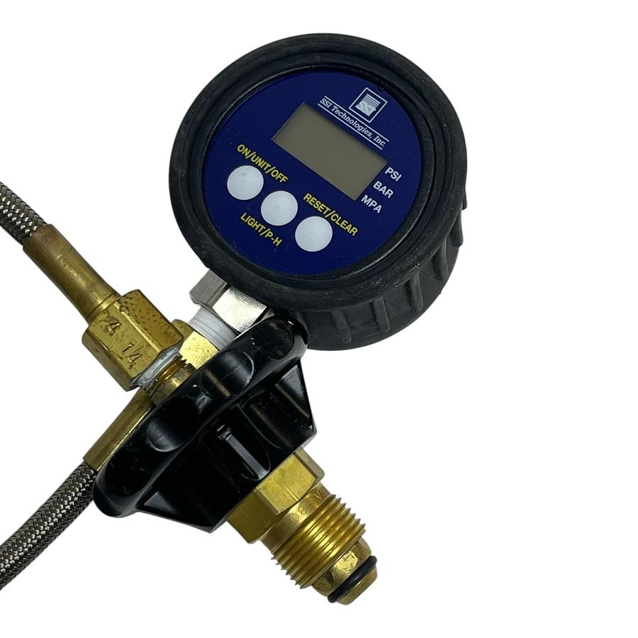 Used SSI Technologies MG1-5000-A-9V-R Digital Pressure Gauge Western CGA 580 Tested