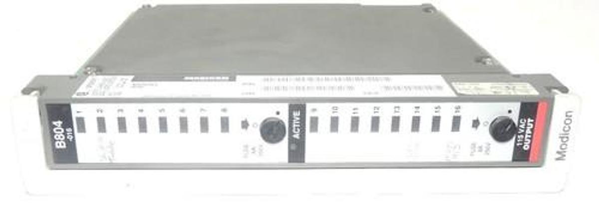 Used MODICON AS-B804-016 115VAC OUTPUT MODULE ASB804016