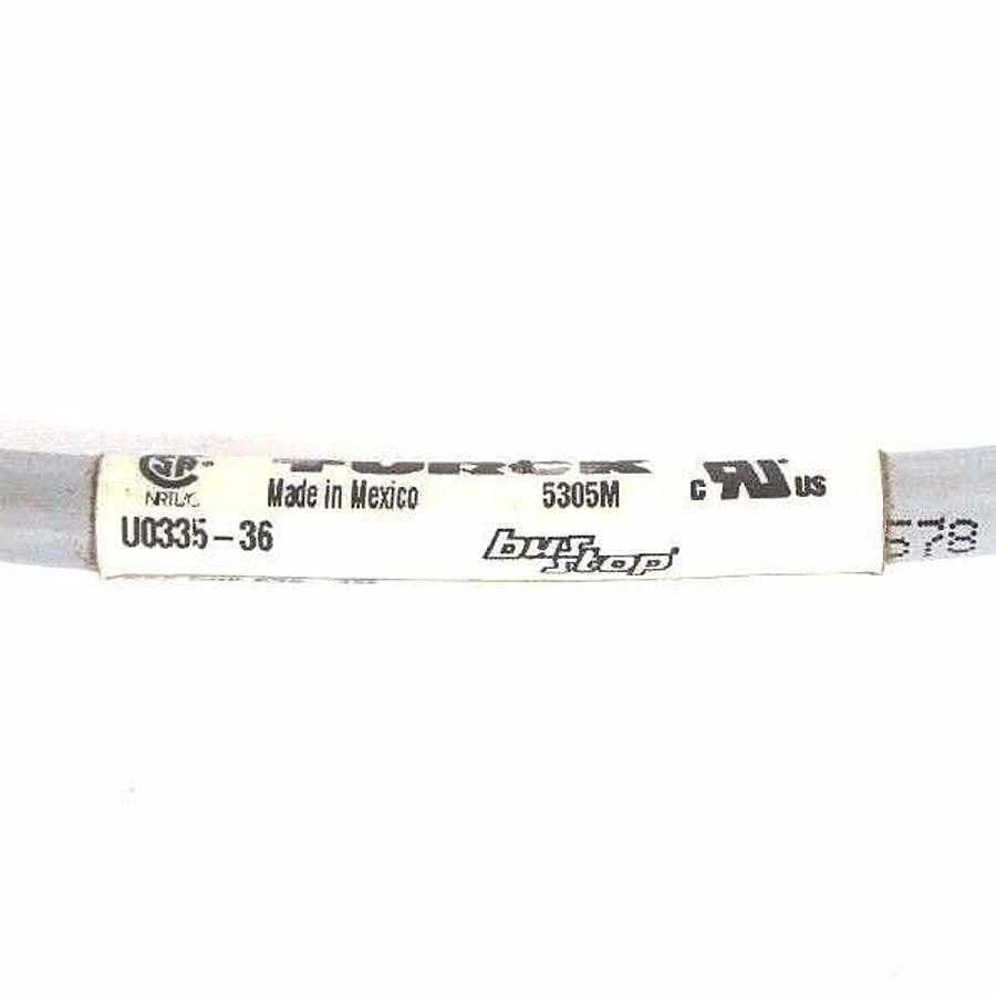 Used LOT OF 6 TURCK U0335-36 NETWORK EUROFAST CABLES RSC-RKC-578-1M