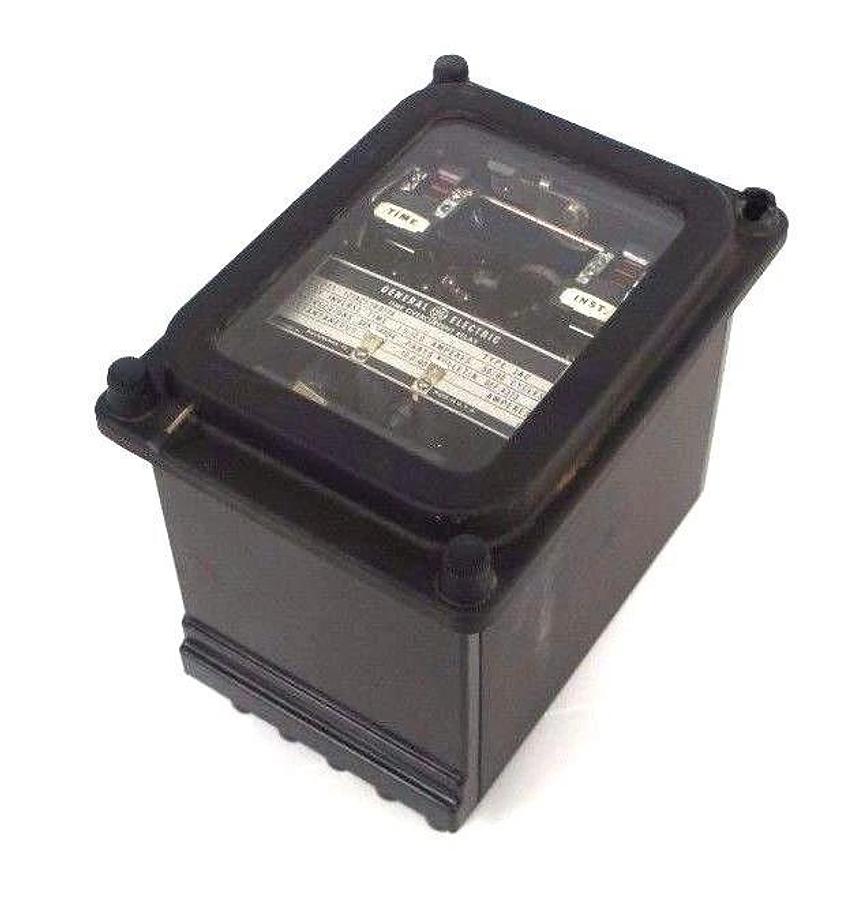 Used GENERAL ELECTRIC 12IAC53B811A TIME OVERCURRENT RELAY 1.5-12.0 AMPERES