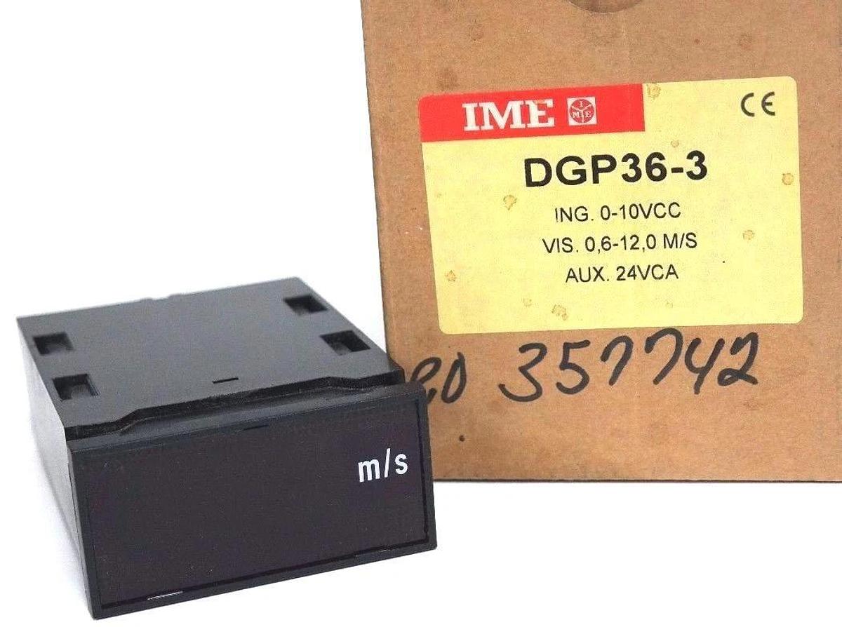NIB IME DGP36-3 DIGITAL DISPLAY DGP363, ING. 0-10VCC, AUX. 24VCA