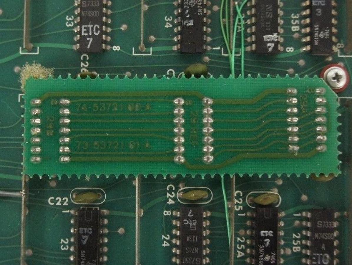 Used COMPUTER AUTOMATION 73-53506-00D-37 BOARD W/ 73-53505-55-G8, 73-53507-00B-19