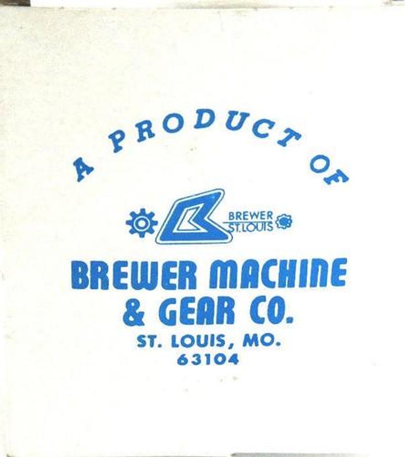 NIB BREWER MACHINE B6015H SPROCKET IDLER 3/8" MOUNT #60 CHAIN .6375" BORE