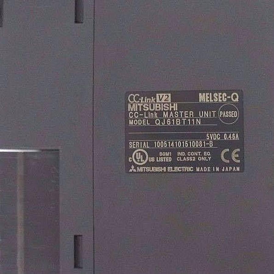 Used MITSUBISHI QJ61BT11N CC-LINK MASTER UNIT MELSEC-Q 5VDC 0.46A