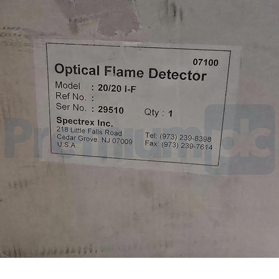 Spectrex 20/20 I-F IR3 Triple IR Optical Flame Detector 20/20I P/N 417935 NSMP