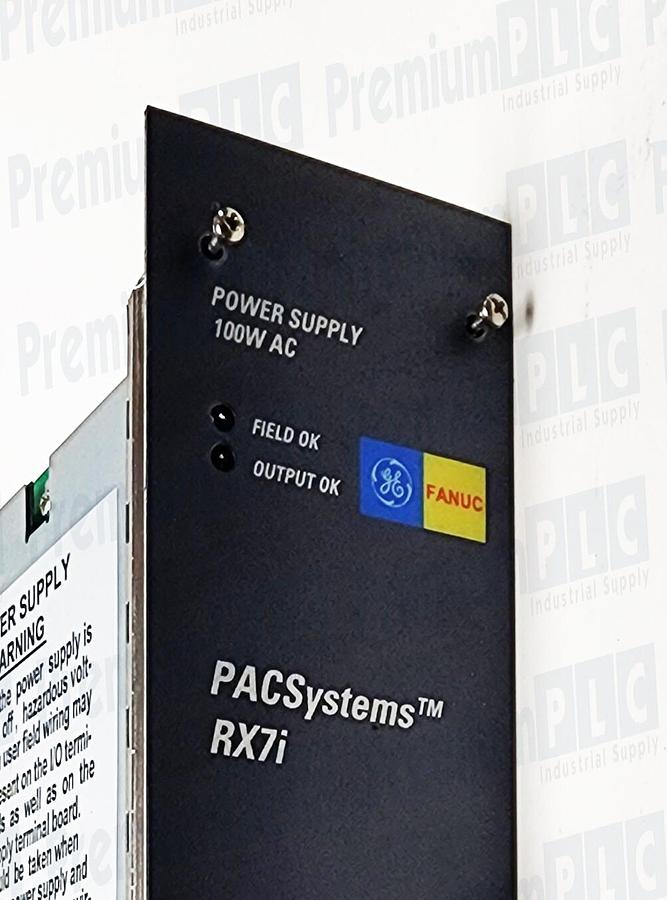 Used USED GE FANUC IC698PSA100C PACSystems RX7i POWER SUPPLY MODULE 100W AC