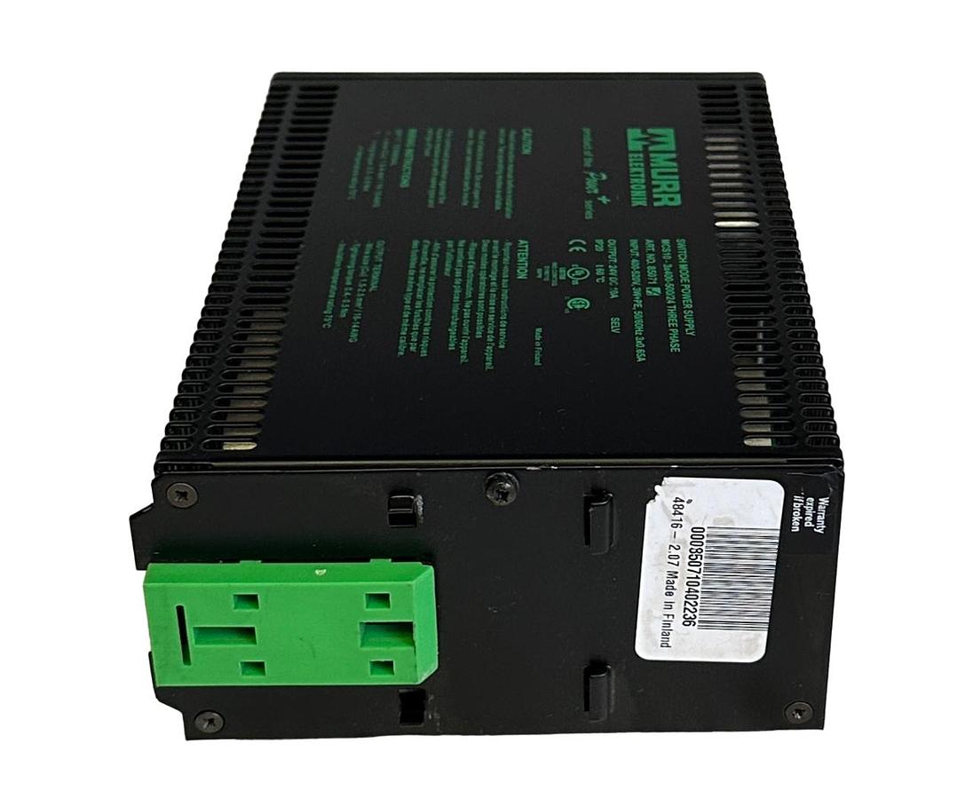 Used MURR ELEKTRONIK MCS10-3x400-500/24 / 85071 SWITCH MODE POWER SUPPLY 400-520V 65A