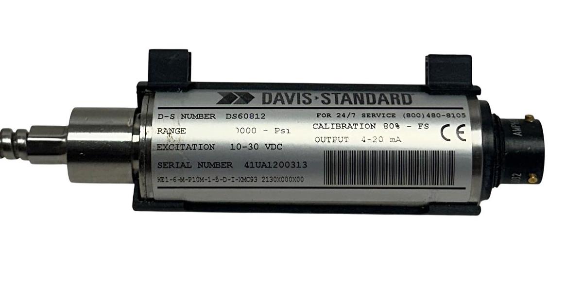 Used GEFRAN KE1-6-M-P10M-1-5-D-I-XMC93 2130X000X00 / DS60812 TRANSDUCER 10-30VDC USNP
