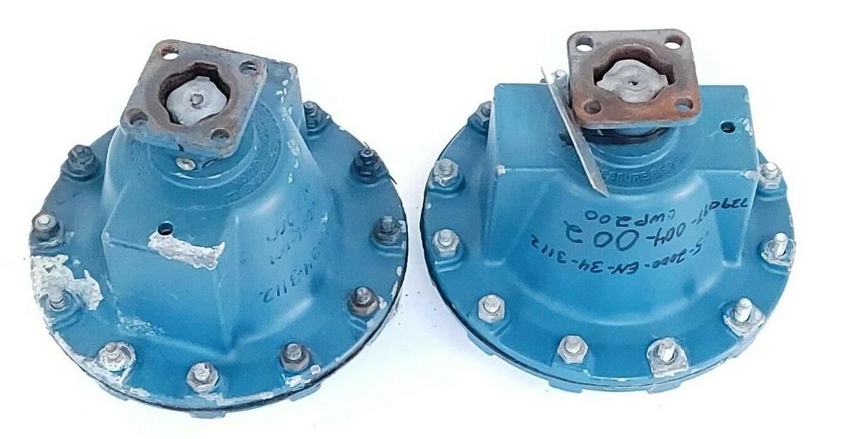 Used LOT OF 2 ITT ENGINEERED NO. 12 AIR MOTOR VALVES