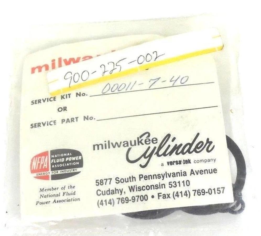 Used NEW MILWAUKEE 00011-7-40 SERVICE KIT PARTS 900-225-002