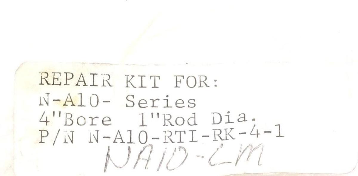 Used NEW GENERIC N-A10-RTI-RK-4-1 REPAIR KIT 4'' BORE 1'' ROD DIA.