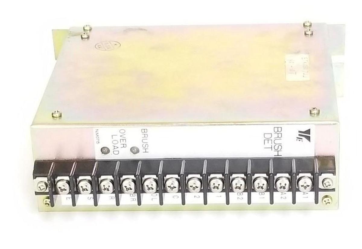 Used YASKAWA ELECTRIC ETK-000722 BRUSH POWER SUPPLY ETK000722