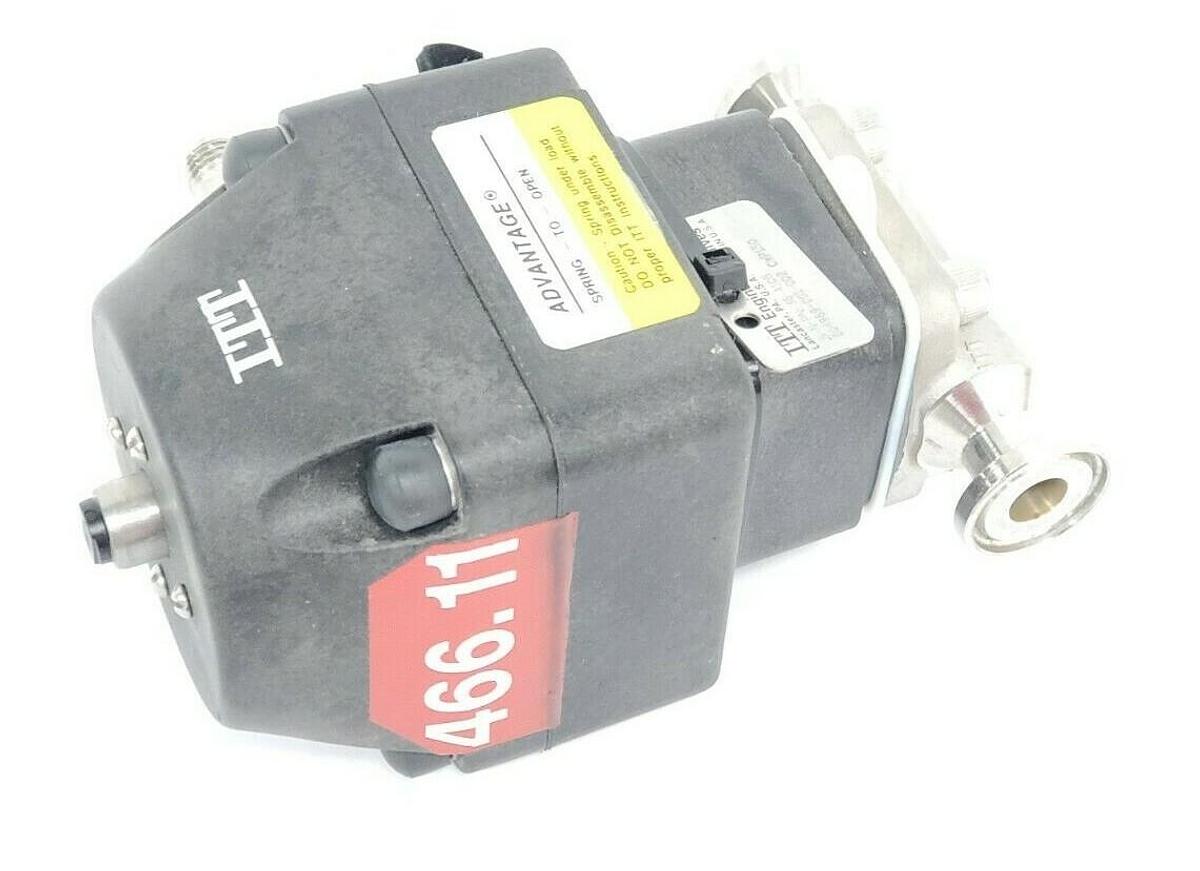 Used ITT .5-N-PN-36-A105 ADVANTAGE ACTUATOR 1/2" 90PSI W/ 303-1138 DIAPHRAGM VALVE