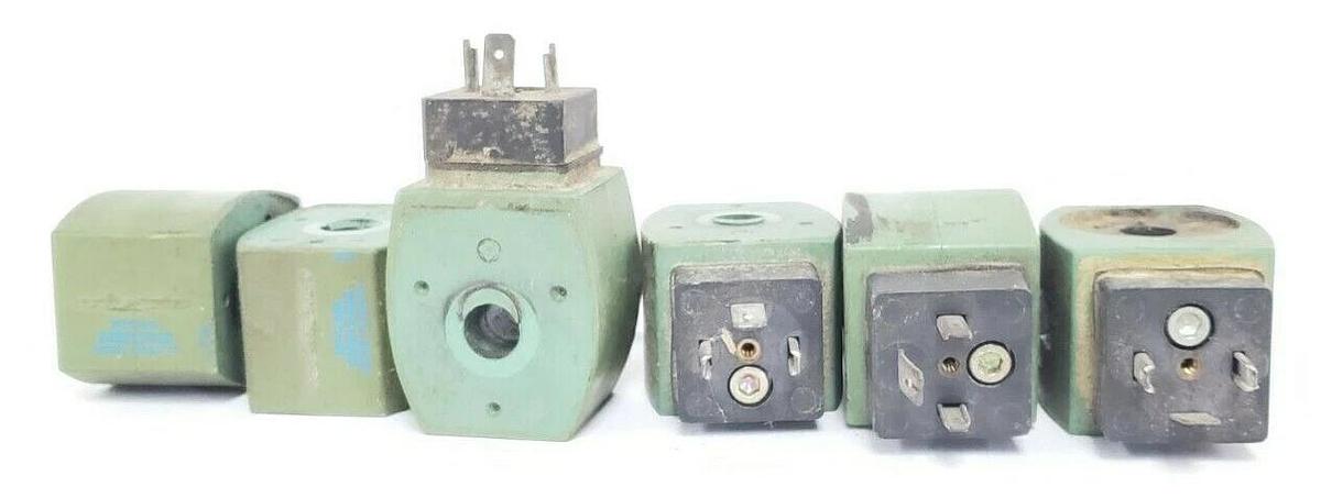 Used LOT OF 6 ASCO MP-C-086 SOLENOID COILS 238212-032 120/60 110/50 FT