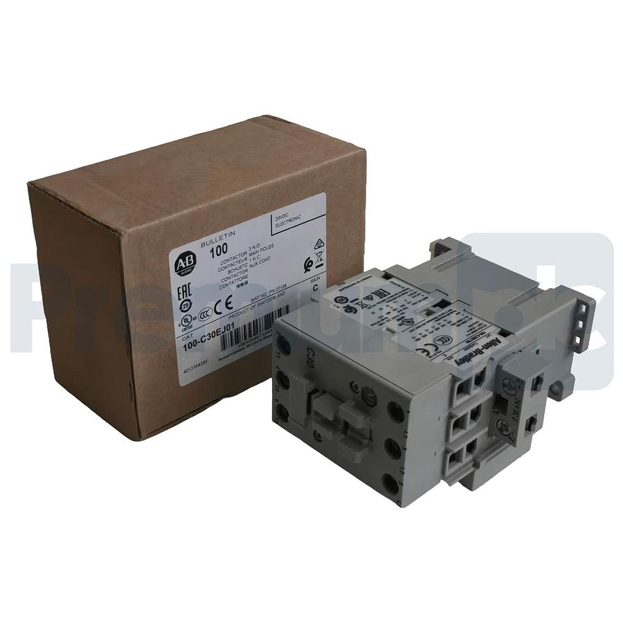 Allen-Bradley 100-C30EJ01 /C IEC Contactor 30A 3-Pole 24VDC Coil 100C30EJ01 NSMP