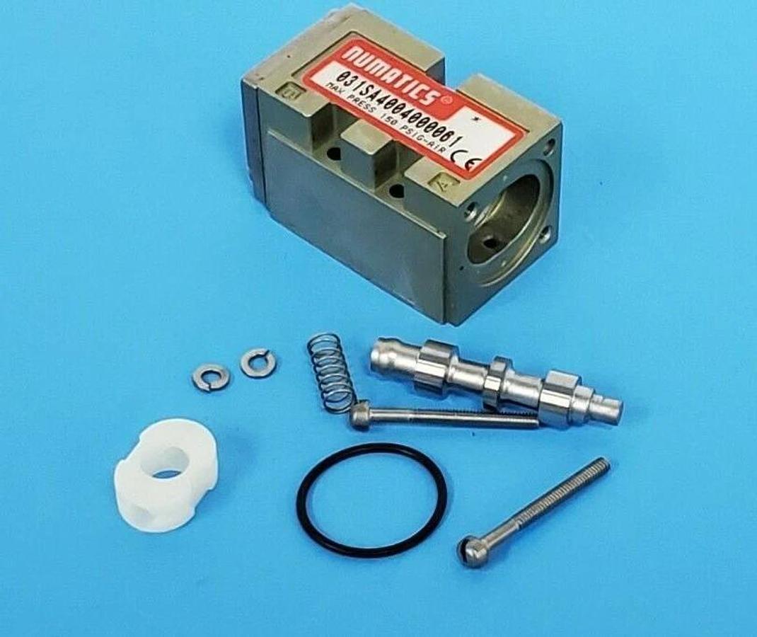 Used NUMATICS 031SA4004000061 SOLENOID VALVE 150 PSIG-AIR W/OUT COIL