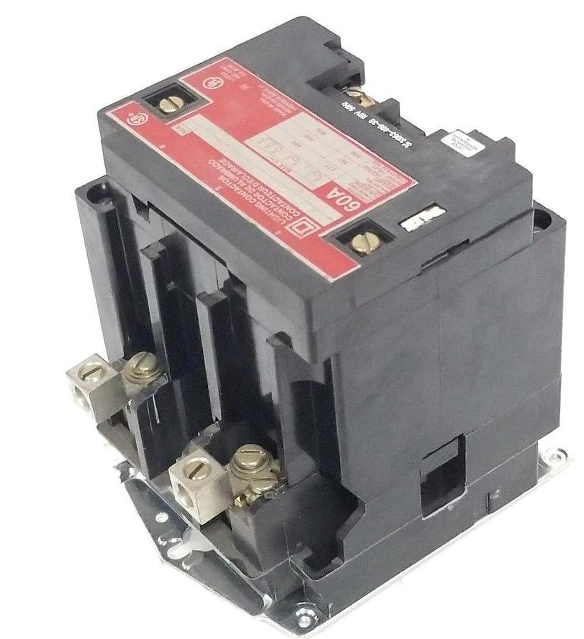 Used SQUARE D 8903SPO10 LIGHTING CONTACTOR, 60A, SERIES A