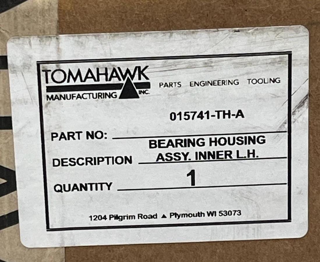NEW Tomahawk 015741-TH-A Bearing Housing Assembly INNER L.H. | Genuine OEM Part