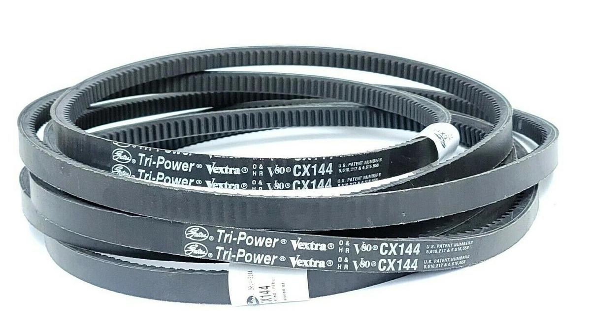 LOT OF 2 NEW GATES CX144 TRI-POWER BELTS 9014-2144