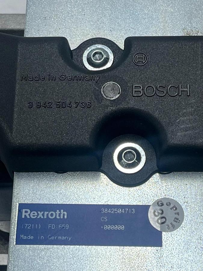 Rexroth Bosch 3842504713 Pneumatic Positioning Unit FMS Transfer Line Stop Gate