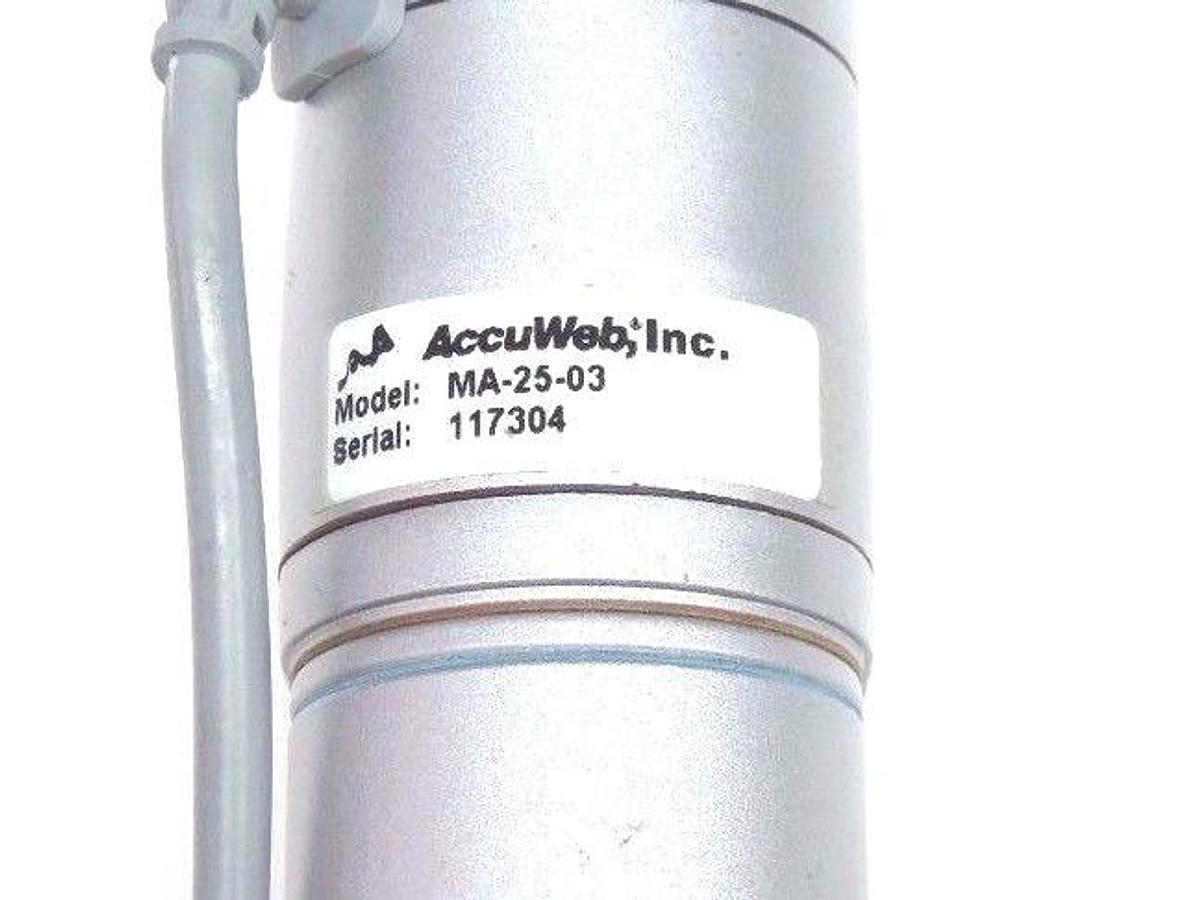 Used NEW ACCUWEB MA-25-03 LINEAR ACTUATOR MA2503