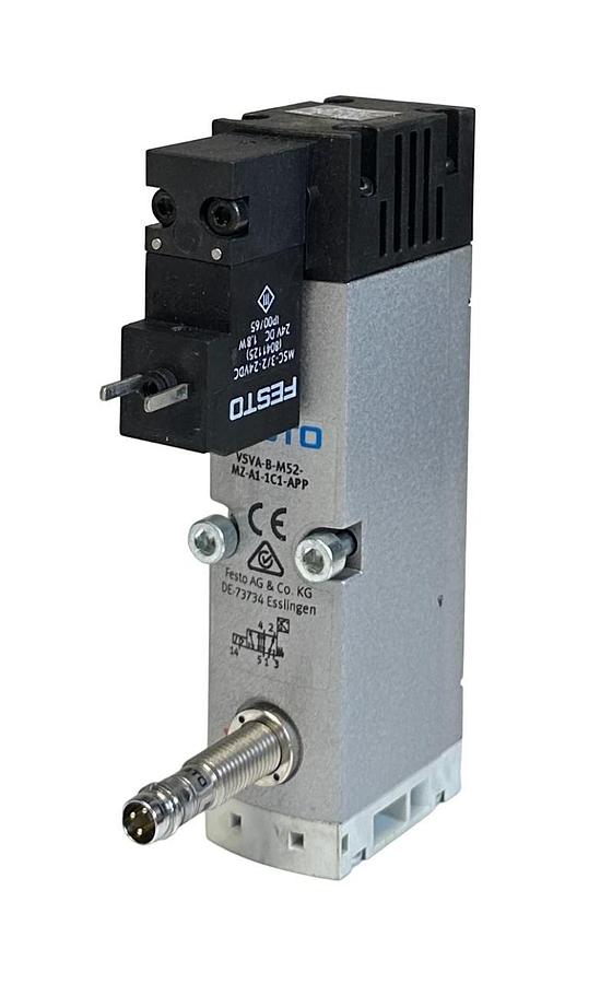FESTO VSVA-B-M52-MZ-A1-1C1-APP / 560726 SOLENOID VALVE VSVA SERIES 24VDC NSMP