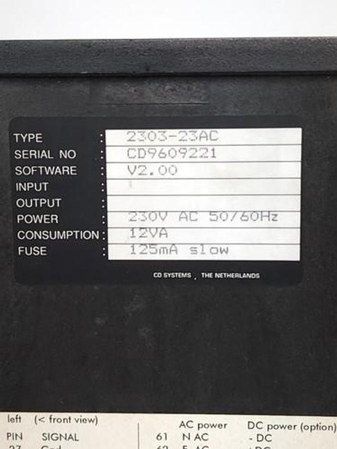 Used CD SYSTEMS 2303-23AC / 230323AC BAR-GRAPH PANEL METER