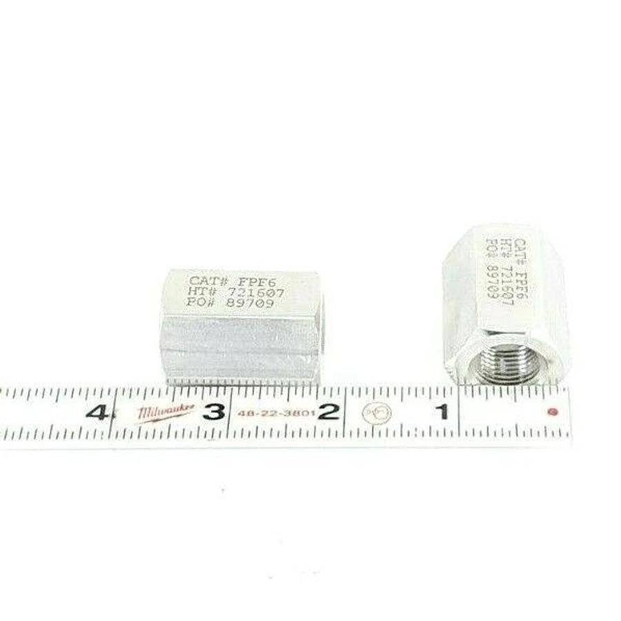 LOT OF 2 NEW BUETECH FPF6 COUPLINGS HT# 721607, PO# 89709