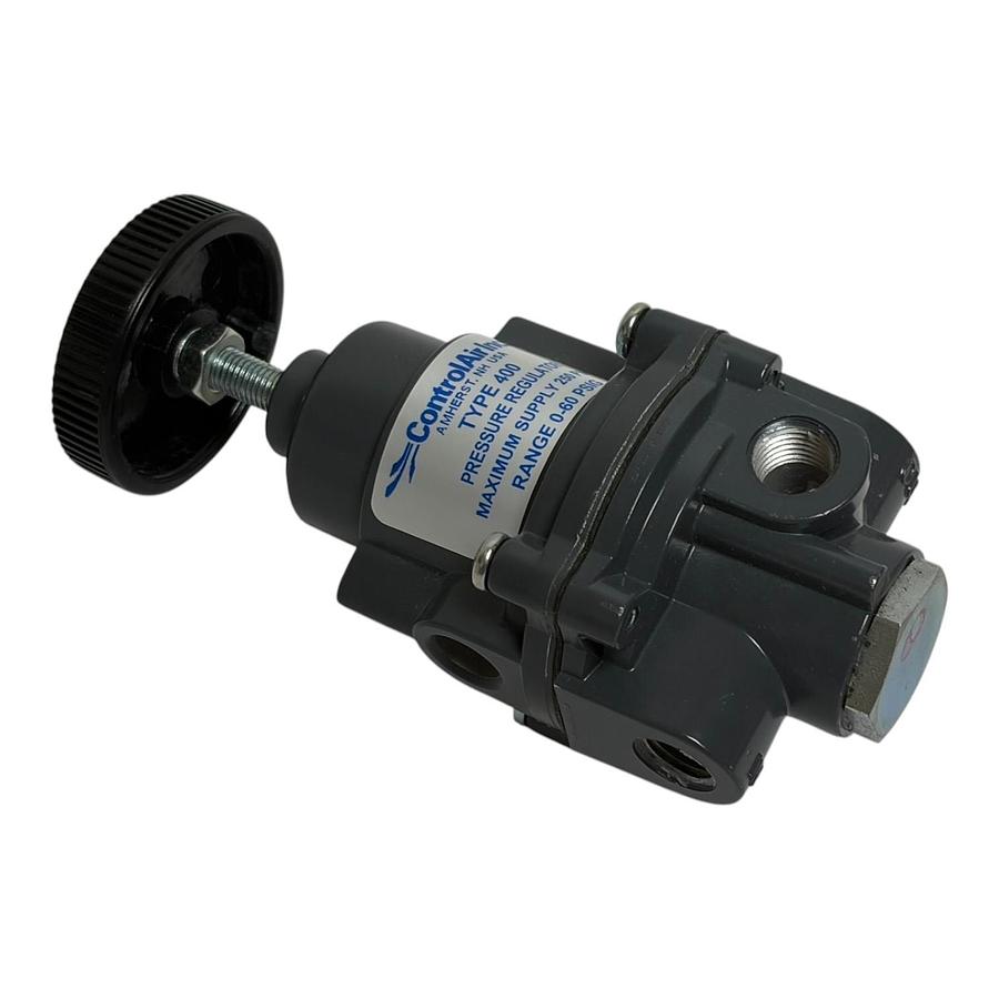 Used ControlAir 400-BBK 1/4" NPT Pressure Regulator 0-60 PSI Type 400 New In Box