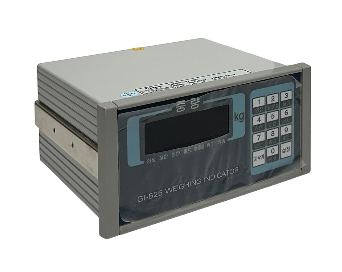 Used G TECH GI-525 / GI525 WEIGHING INDICATOR CONTROLLER 220V VER. 1.3 OEM NSNP