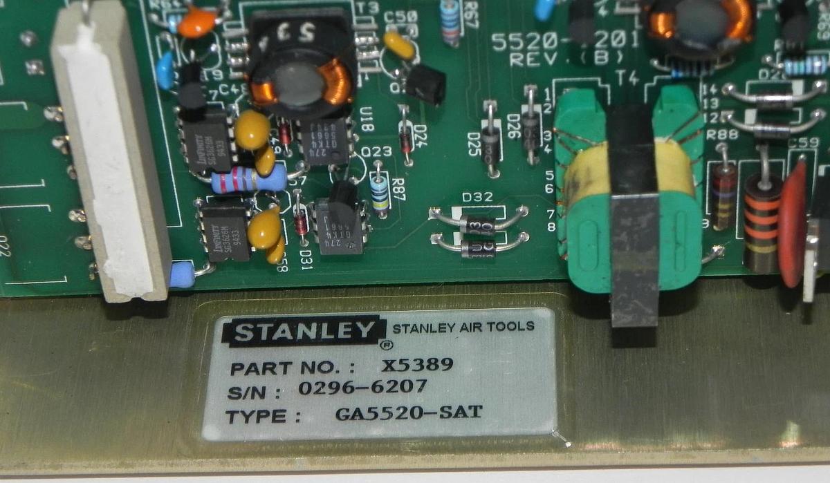 Used STANLEY X5389 CONTROL MODULE GA5520-SAT W/ GA5520-13, 5520-1201, GA5550-67
