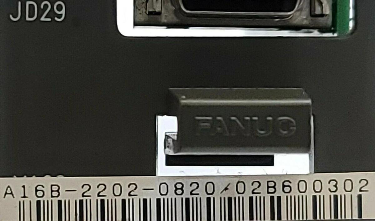 Used FANUC A16B-2202-0820/02B AUXILIARY AXIS CONTROL PC BOARD W/ A20B-2902-0070/04B