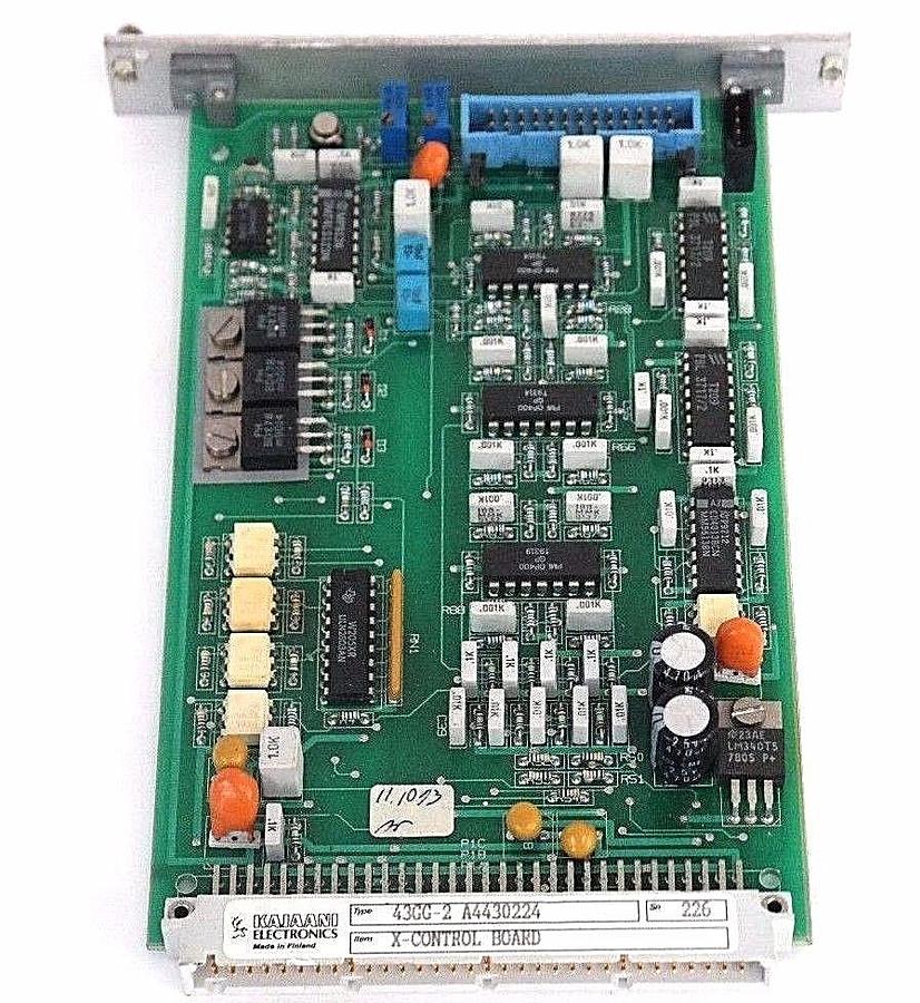 Used KAJAANI 43GG-2 A4430224 X-CONTROL BOARD 43GG2A4430224, F4430226