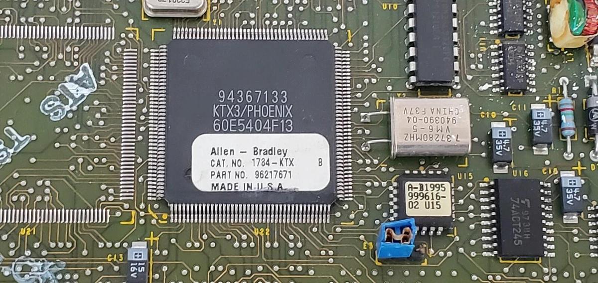 Used ALLEN BRADLEY 1784-KTX SER. B COMMUNICATION INTERFACE CARD 96217671