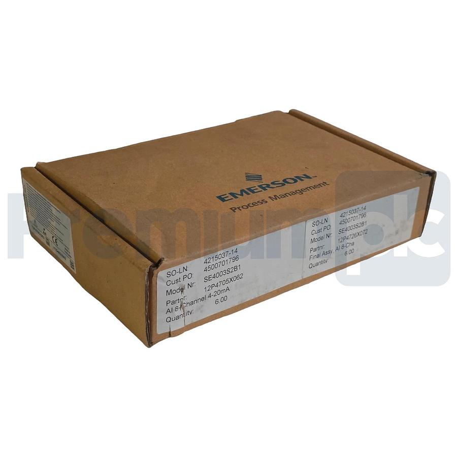 Emerson DeltaV SE4003S2B1 Analog Input Card 8-Ch 4-20mA HART KJ3222X1-BK1 NSMP