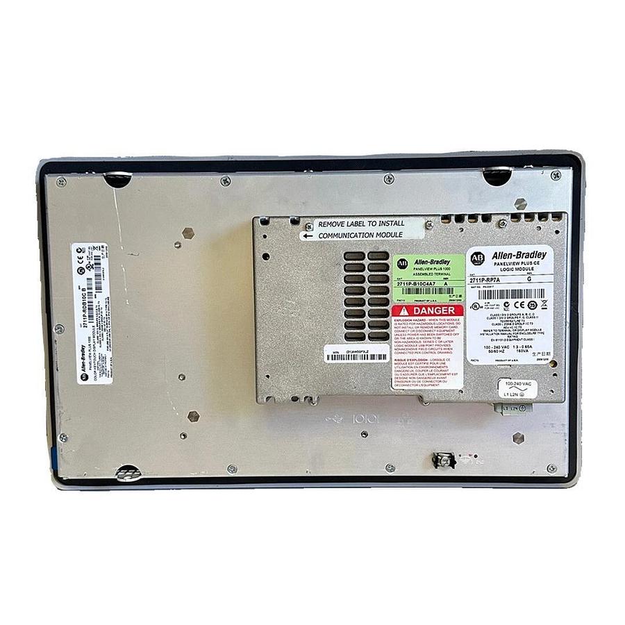 Used ALLEN BRADLEY 2711P-B10C4A7 /A PanelView Plus 1000 KEY/TOUCH ENet 2711PB10C4A7