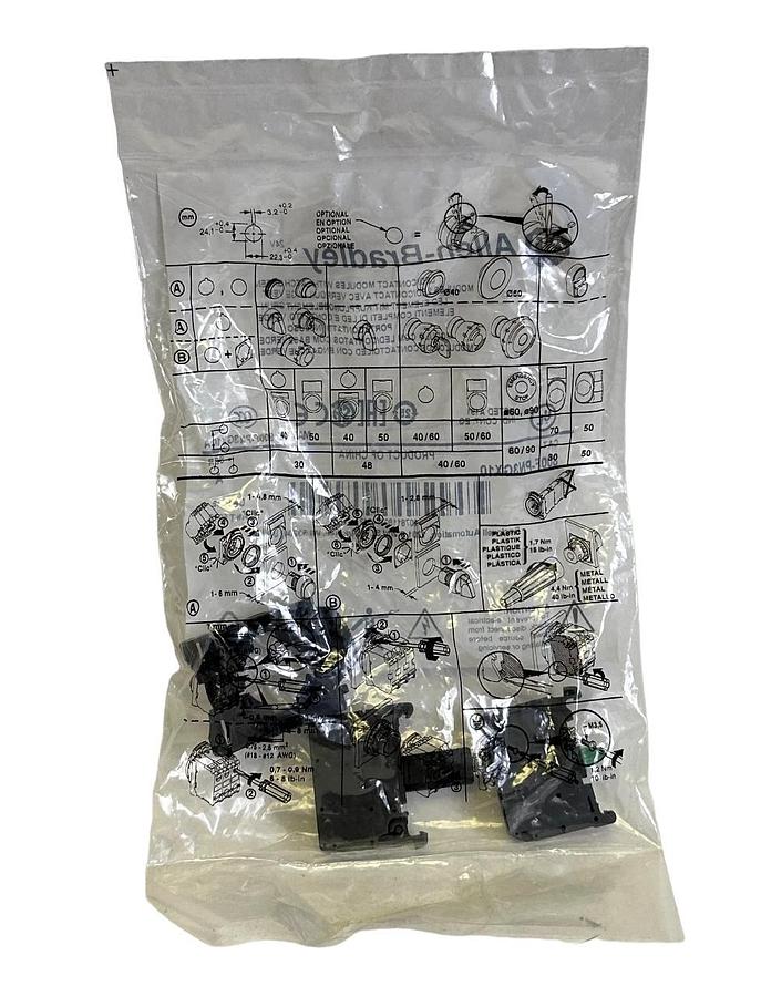 Used NEW ALLEN BRADLEY 800F-PN3GX10 /A LED/CONTACT MODULES W/ LATCH GREEN 800FPN3GX10