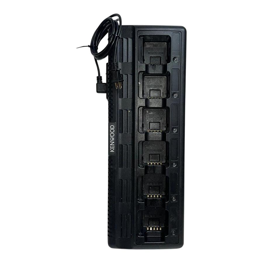 Used Kenwood KSC-256A 6-Unit Gang Multi Charger Desktop Charging Station