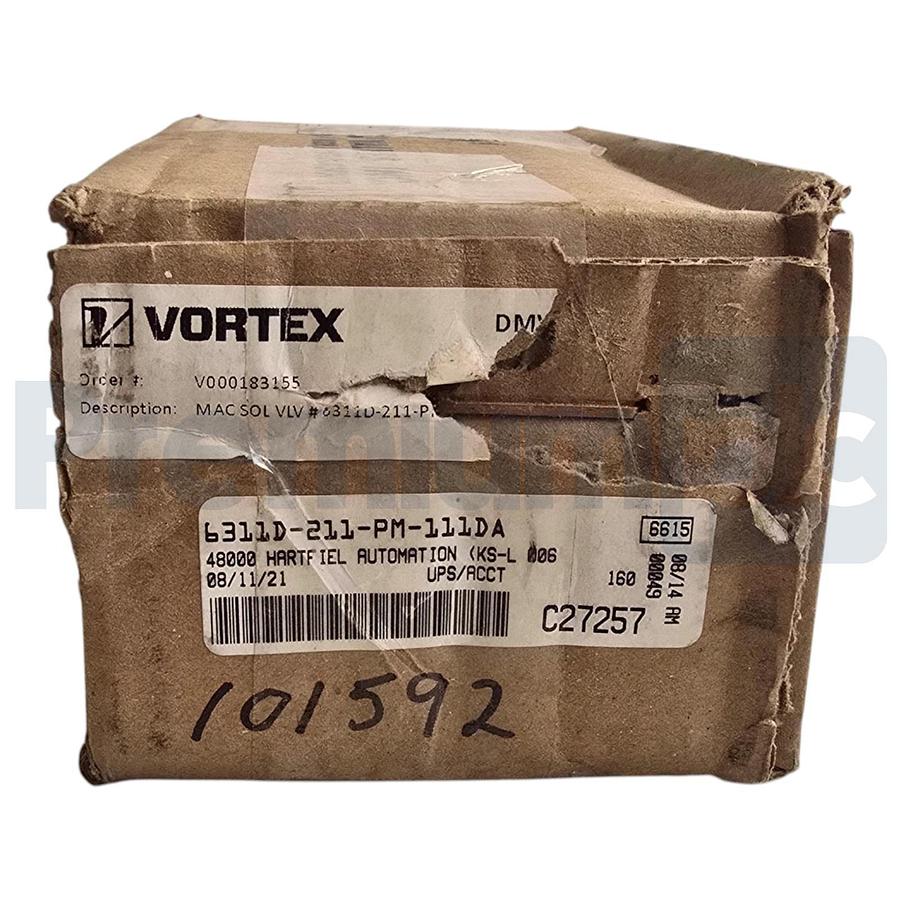 MAC 6311D-211-PM-111DA 4/2-Way Solenoid Spool Valve 3/8" NPTF 110/120V NSMP