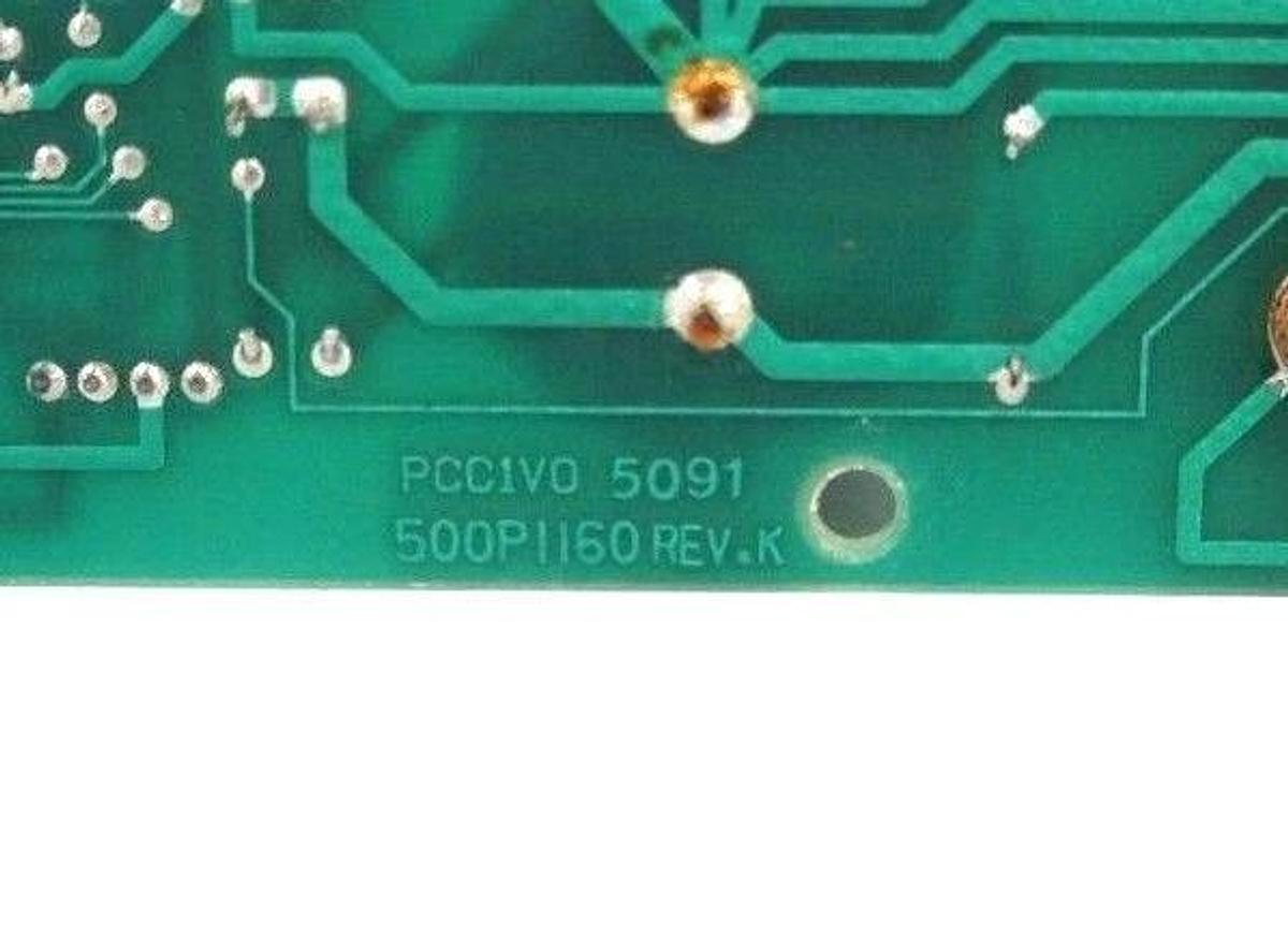 Used ABB 500S1160-1 REV. KN, PROCESSOR BOARD PCC1VO 5091, 500P1160 REV. K