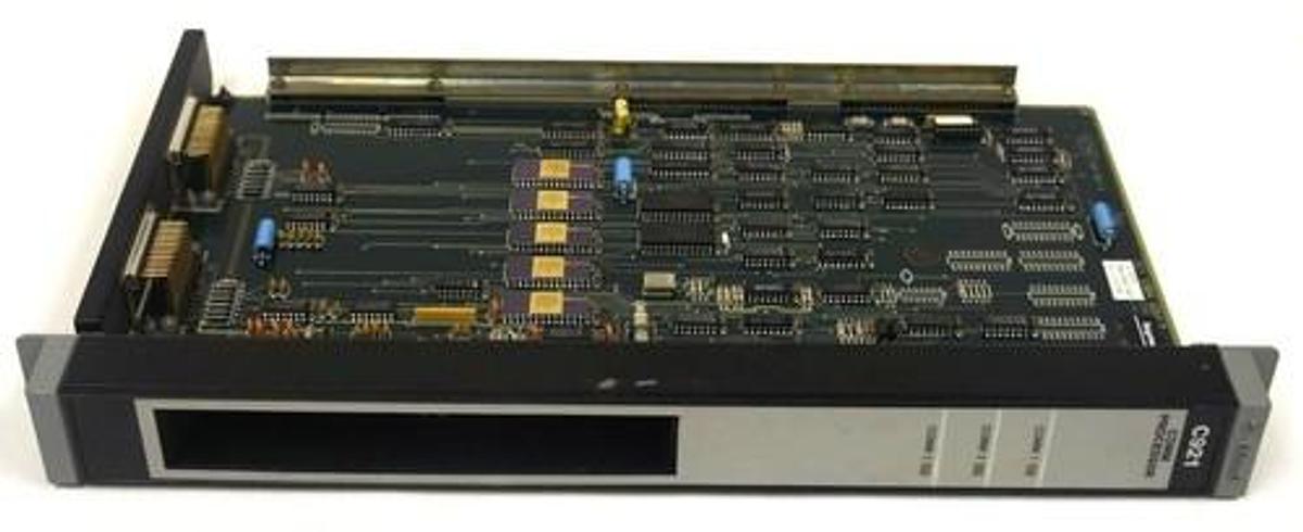 Used AEG AS-C921-100 INTERFACE MODULE COMM. PROCESSOR REV A ASC921100