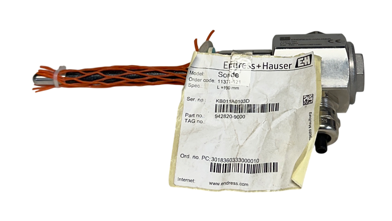 Used ENDRESS+HAUSER 11371-121 / 942820-9000 Sonde CONDUCTIVE POINT LEVEL 100mm NSNP