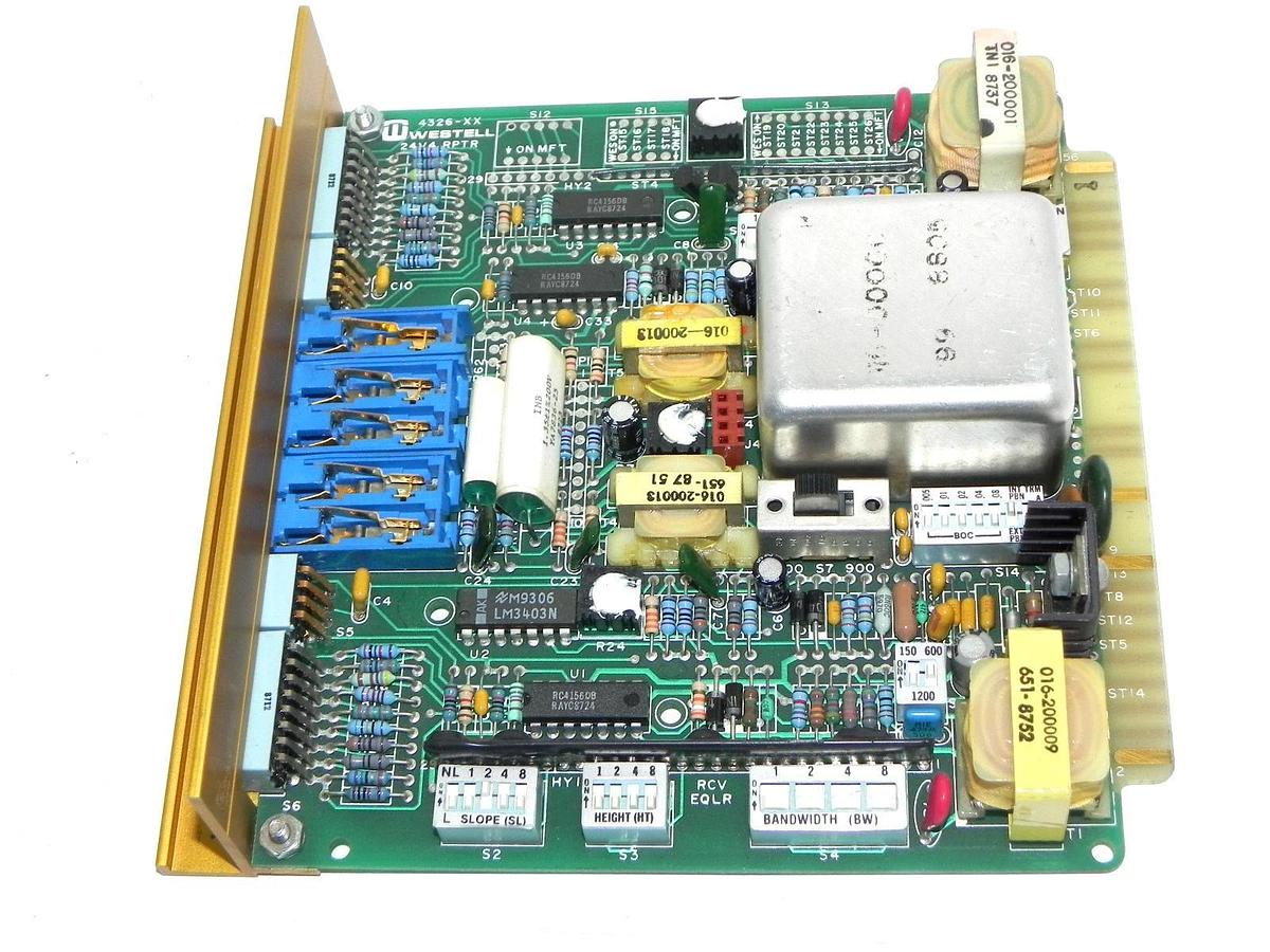 Used WESTELL B90-432604 BOARD 24V4 RPTR, 4326-04