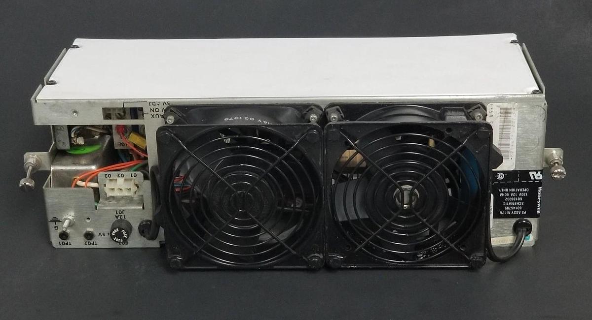 Used HONEYWELL BPWU600B-001 POWER SUPPLY ASSY M-176, 120V, 12A, 60HZ, BPWU600B001