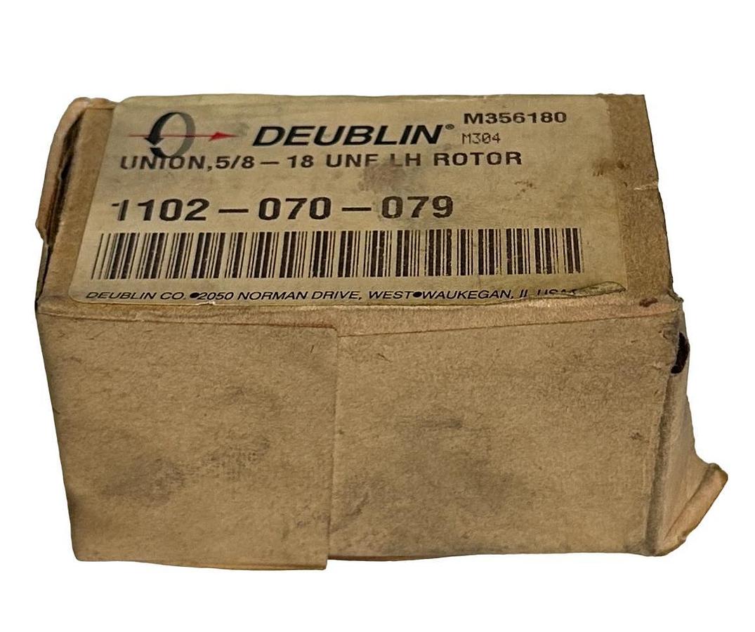 NEW DEUBLIN 1102-070-079 / 1102070079 ROTARY UNION 5-8/18'' UNF LH ROTOR M356180