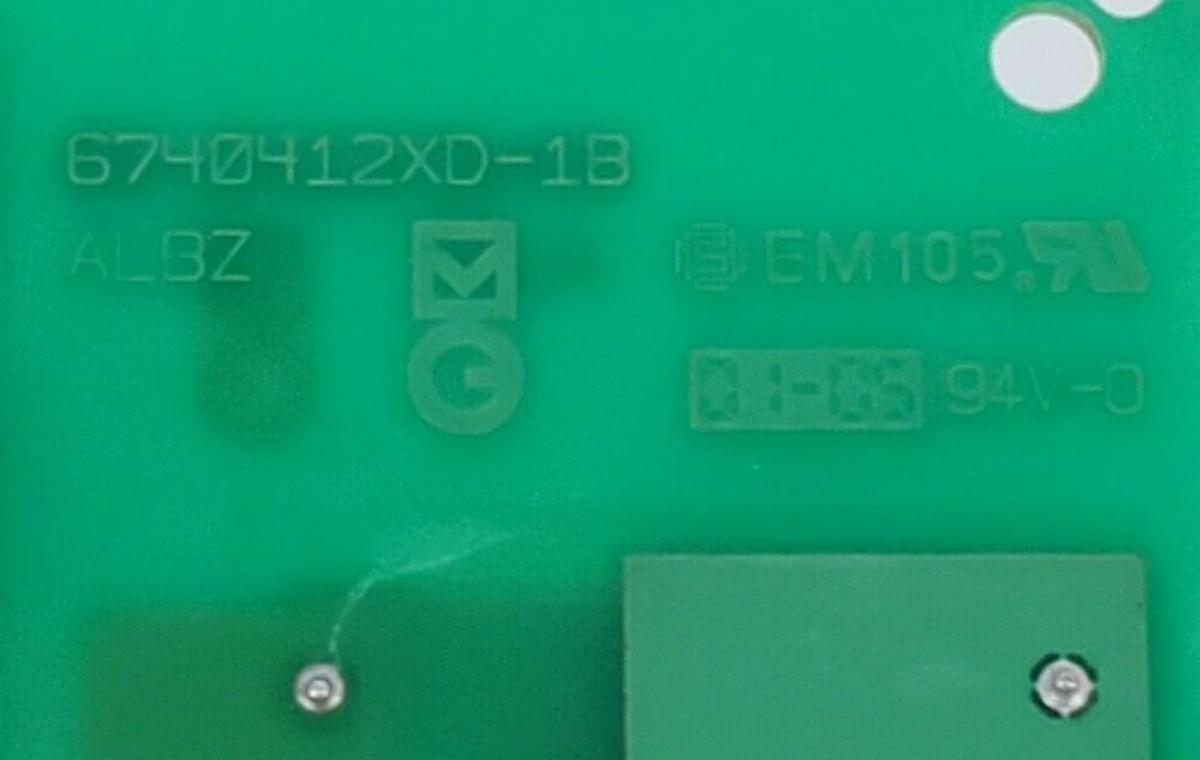 Used MGE UPS ALBZ-6740413 PC BOARD 6740412XD-2B, 6740412XD-1B