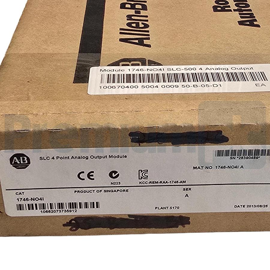 Allen-Bradley 1746-NO4I /A SLC 500 4-Channel Analog Output Module 1746NO4I NSMP