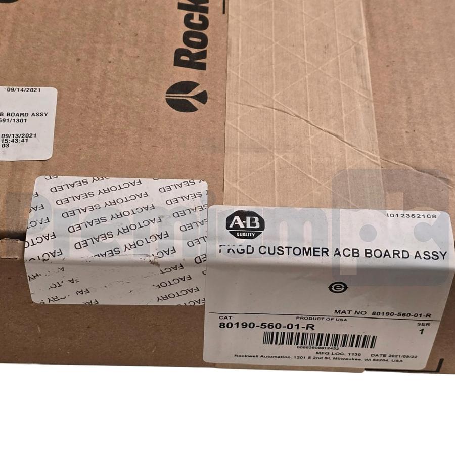Allen Bradley 80190-560-01-R SER 1 PowerFlex 7000 Analog Control Board ASSY NSFS